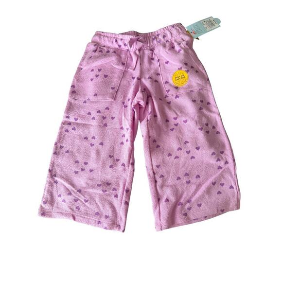 Cat & Jack Girls Pink Lavender Hearts Pajama Pants Size 4T - Picture 2 of 5